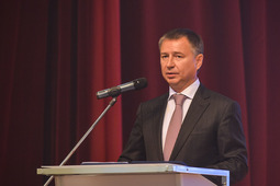 Выступление генерального директора ООО "Газпром добыча Ямбург" Олега Андреева