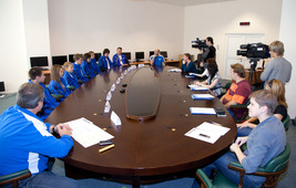 Встреча спортсменов с журналистами