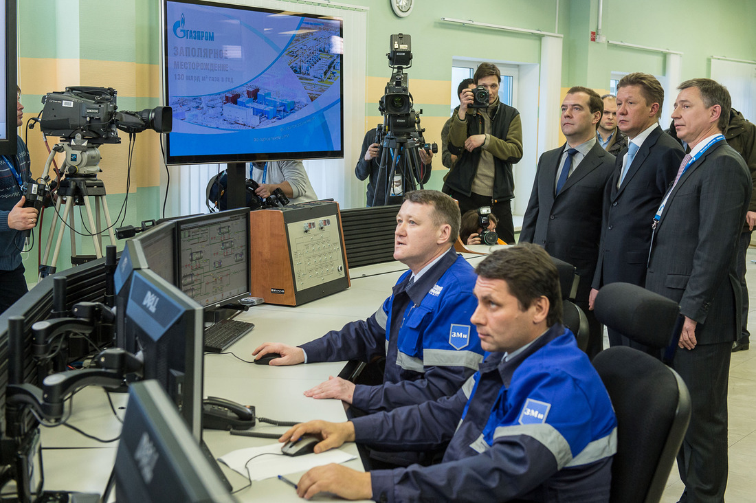 Торжественный вывод Заполярного на проектную мощность