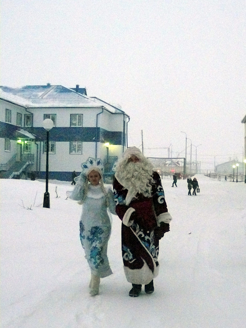 В поселке Тазовском