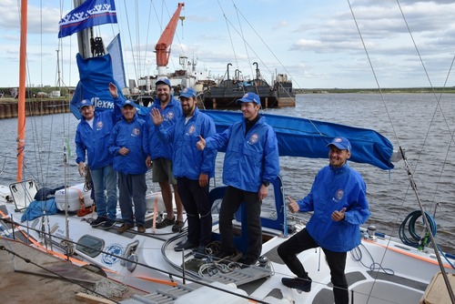 Команда Сибири в порту Ямбурга