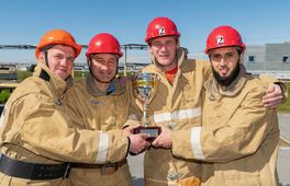 Команда УЭВП по пожарно-прикладному спорту — победительница соревнований