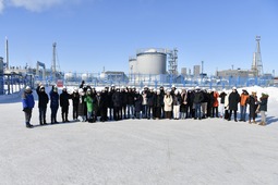 Ученики «Газпром-классов» на Ямбургском месторождении