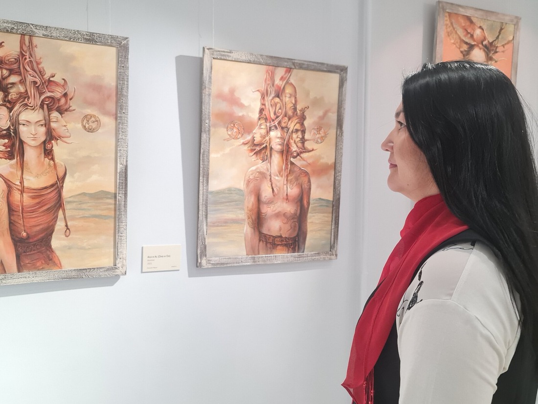 В экспозиции представлены 45 живописных произведений новосибирского художника Николая Марци