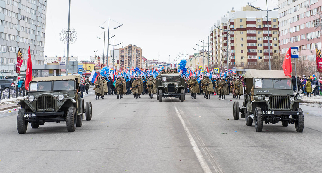 На параде 9 мая