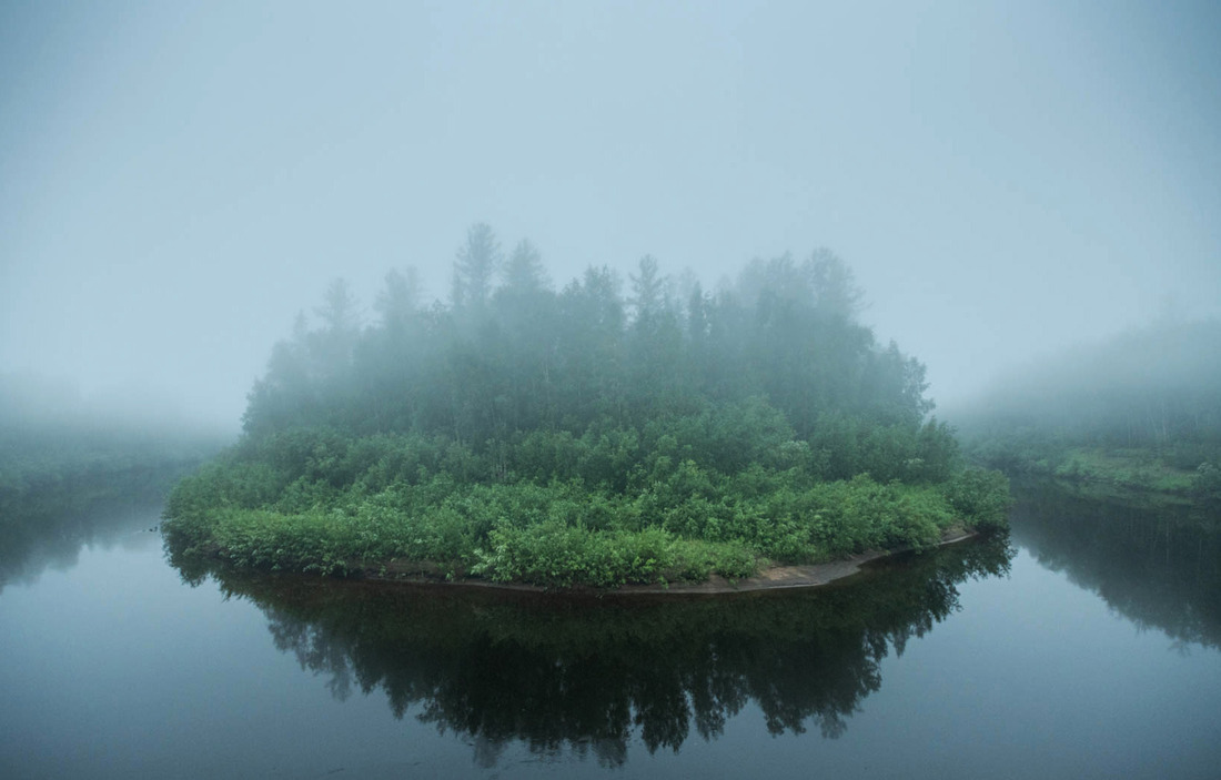 Туман в Верхне-Тазовском заповеднике (фото Данила Хусаинова)