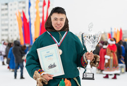 Серебряный призер соревнований по многоборью на Кубок главы Надымского района Святослав Анагуричи