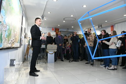 Сергей Карамышев выступил на открытии выставки