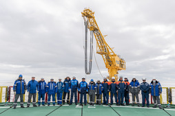 Представители ООО «Газпром добыча Ямбург» с коллегами из компании «Газпромнефть — Ямал»