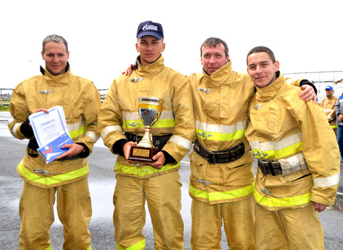 Команда УАиМО — победитель соревнований по пожарно-прикладному спорту