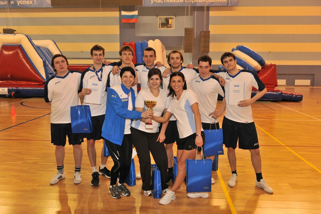 Победитель турнира — команда "Газпром добыча Ямбург"