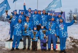 Спортсмены СТК "Ямбург" на закрытии чемпионата России 2021 года